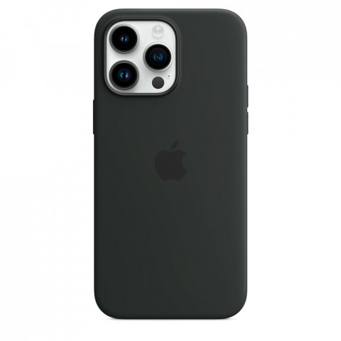Чохол LUX Silicone Case на iPhone 14 Pro Max Midnight with MagSafe